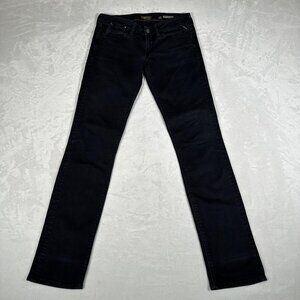 VTG Replay Jeans Men Size W27 L32 Black Skinny Cotton Blend Low Rise Denim 90s